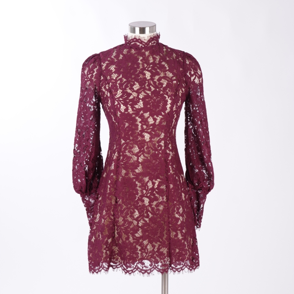 HIGH NECK SHIFT DRESS